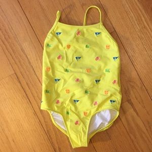 Ralph Lauren 5 one-piece swimsuit NWOT yellow